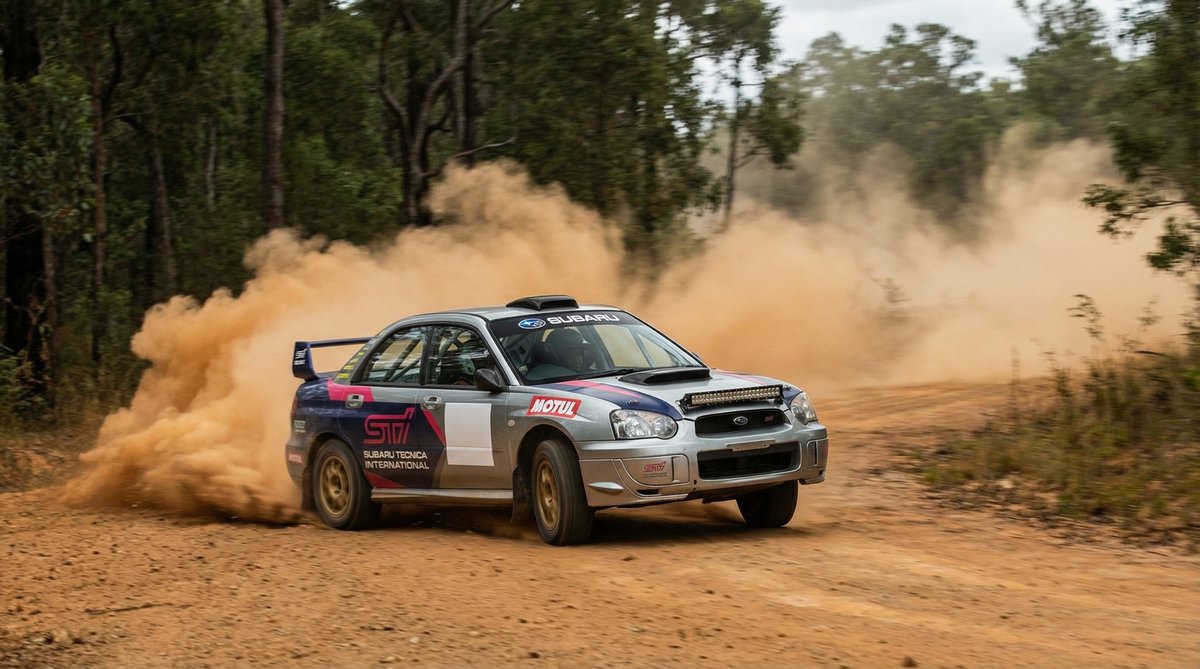 海角拉力赛车视频-斯巴鲁WRX STI改装